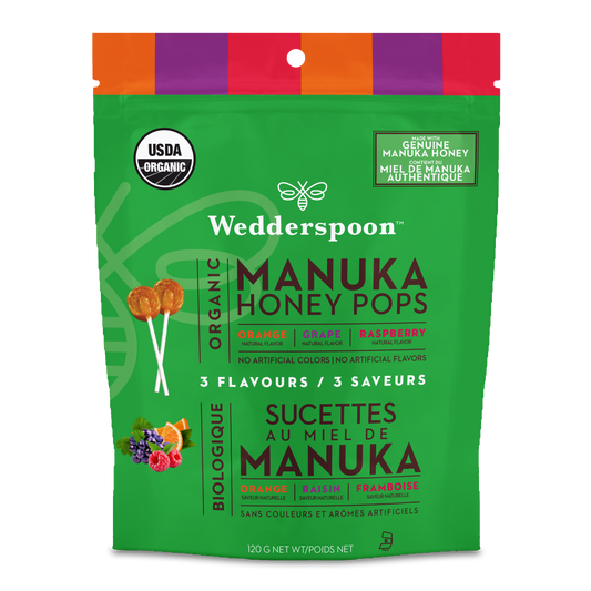 WEDDERSPOON MANUKA HONEY POPS 120G