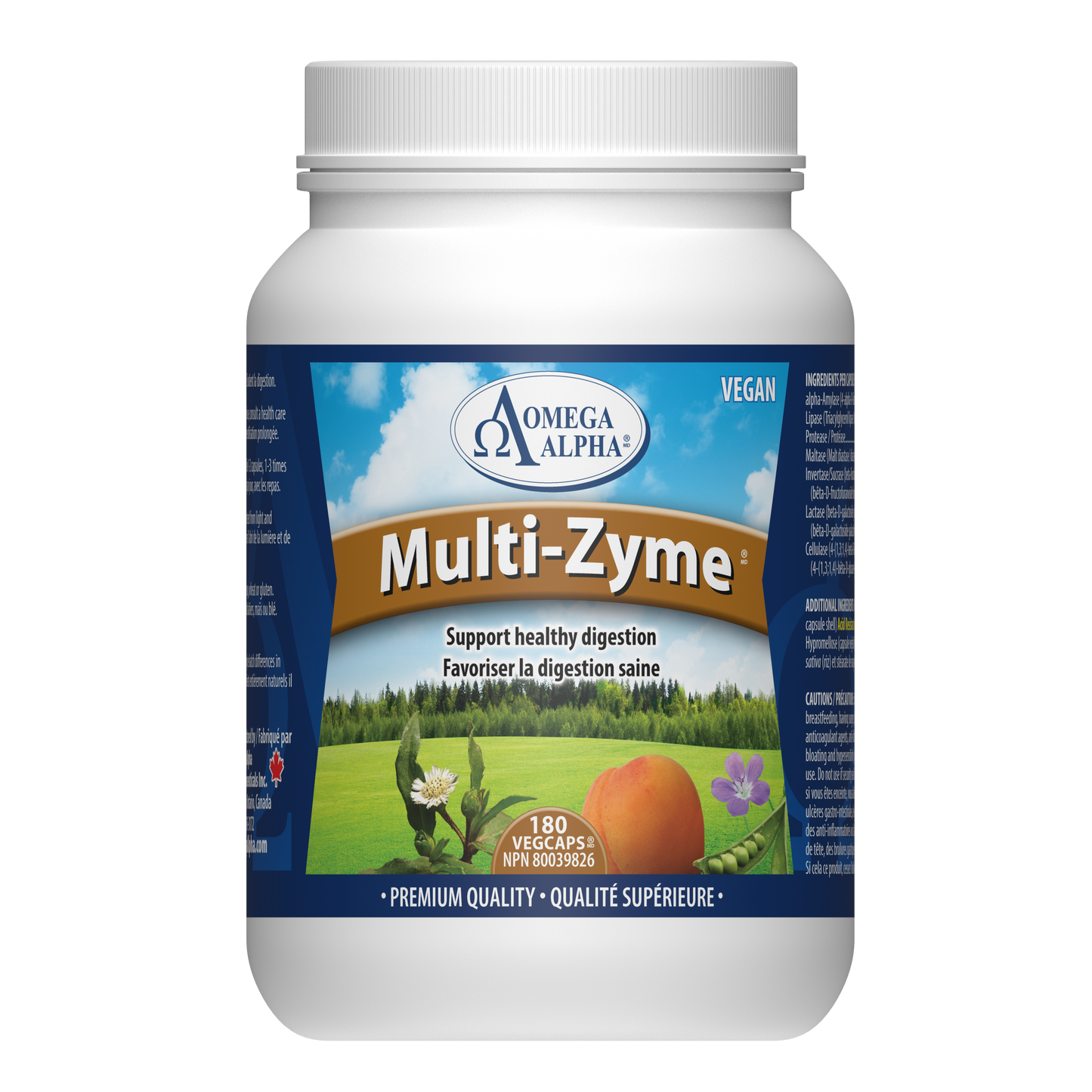 OMEGA ALPHA MULTI-ZYME 180'S