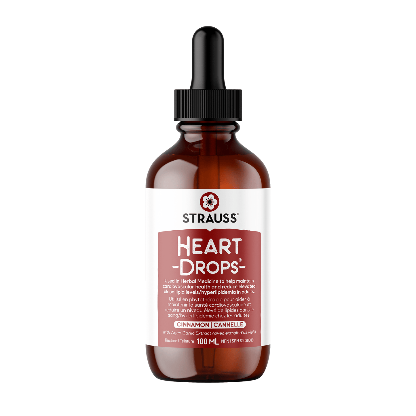 STRAUSS Heart Drops Cinnamon (100mL)