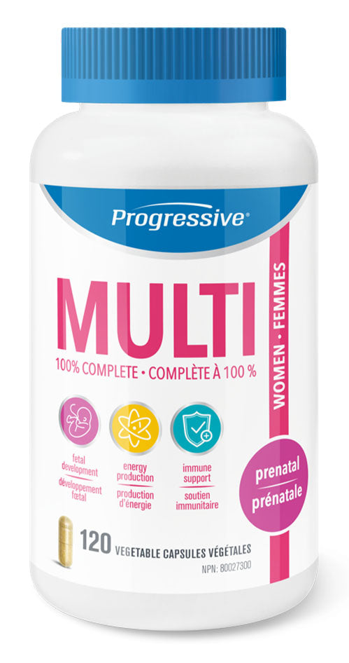 PROGRESSIVE PRENATAL MULTI 120'S