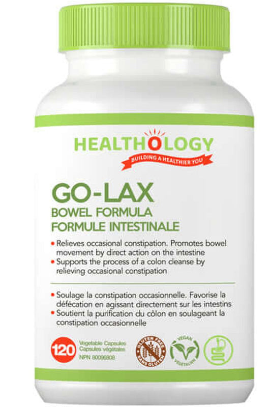HEALTHOLOGY Go Lax Bowel Formula (120 veg caps)