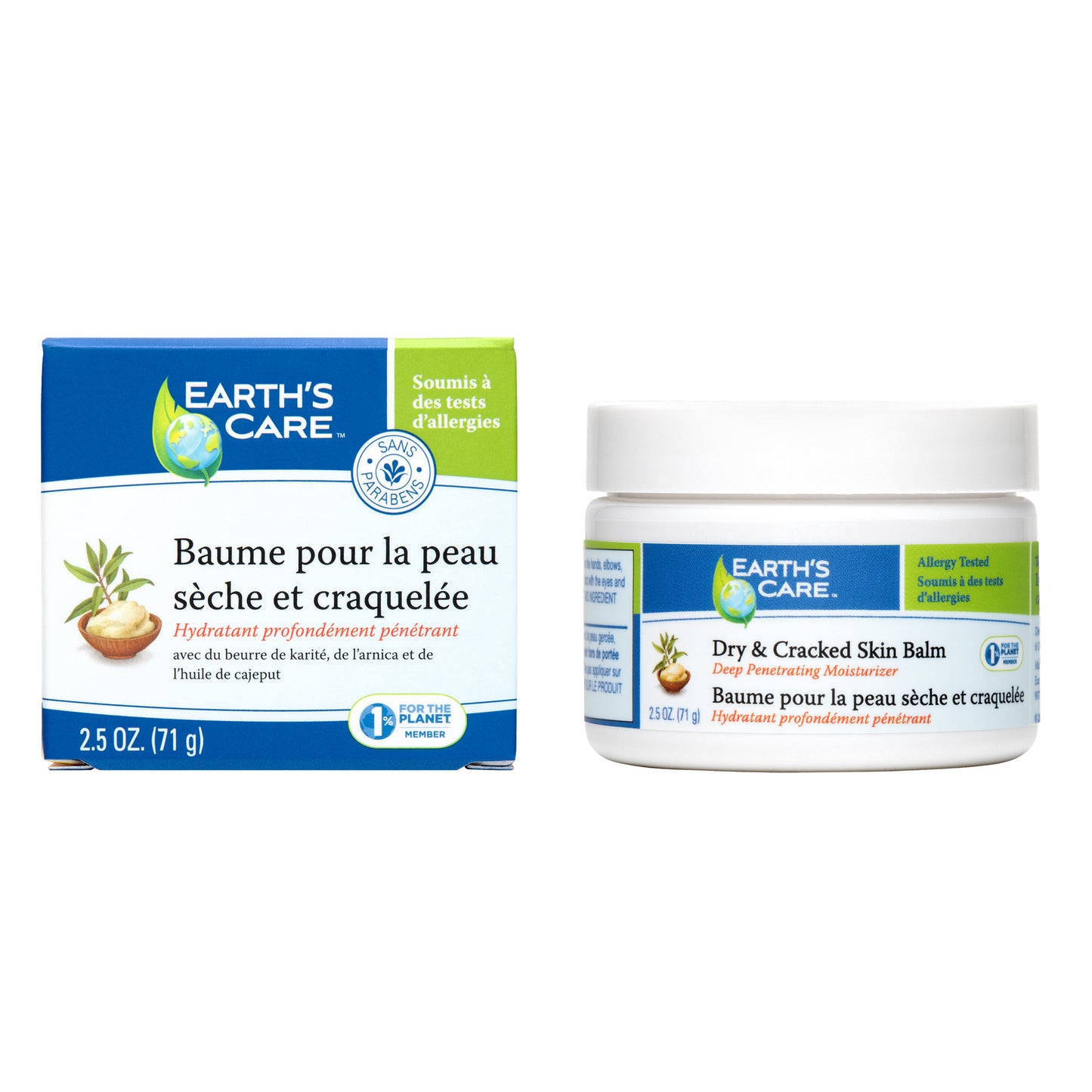 EARTH'S CARE Dry & Cracked Skin Balm (71g)