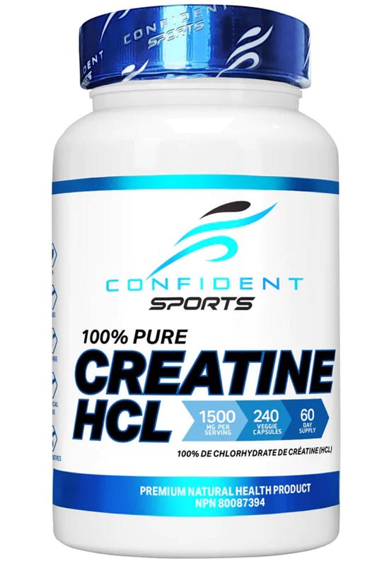 CONFIDENT SPORTS CS Creatine HCL (750 mg - 240 caps)