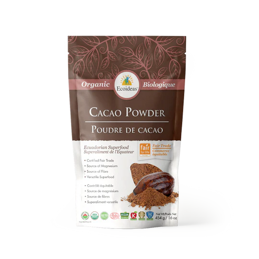 ECOIDEAS CACAO PWDR 454G