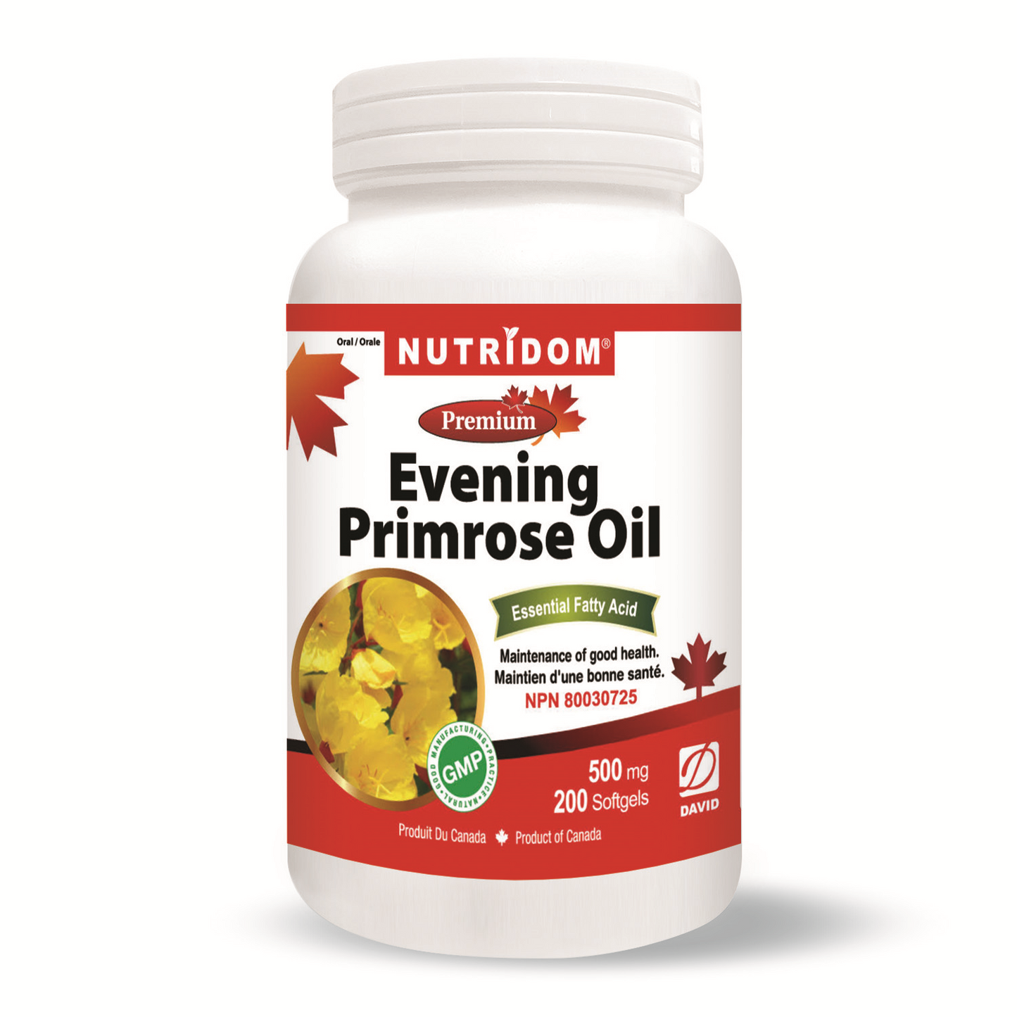 NUTRIDOM Evening Primrose Oil 500mg 200 softgels