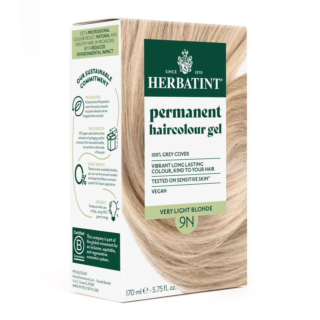 HERBATINT Very Light Blonde 9N
