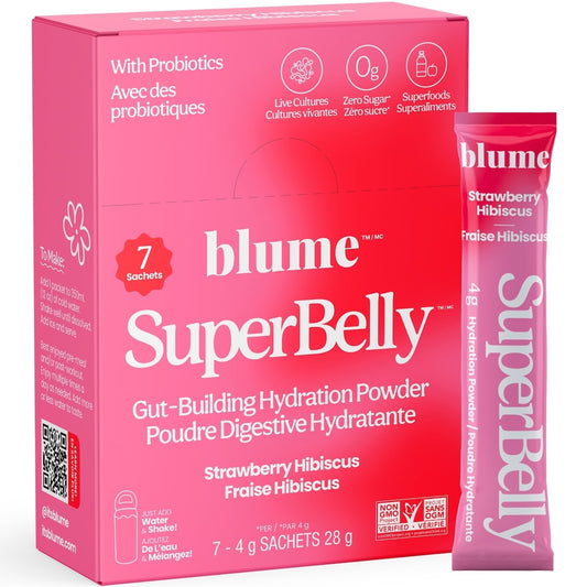 BLUME SuperBelly Strawberry Hibiscus (7 sachets)