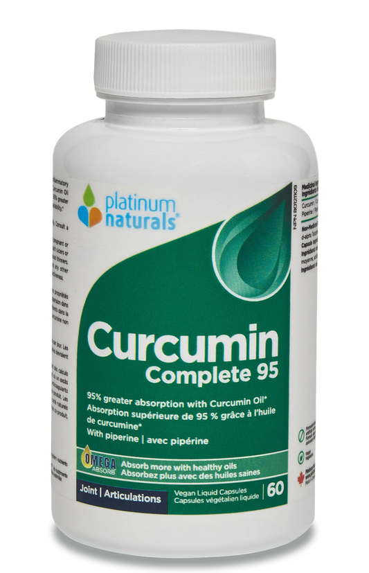 PLATINUM NATURALS Curcumin Complete 95 (60 vegan liquid caps)