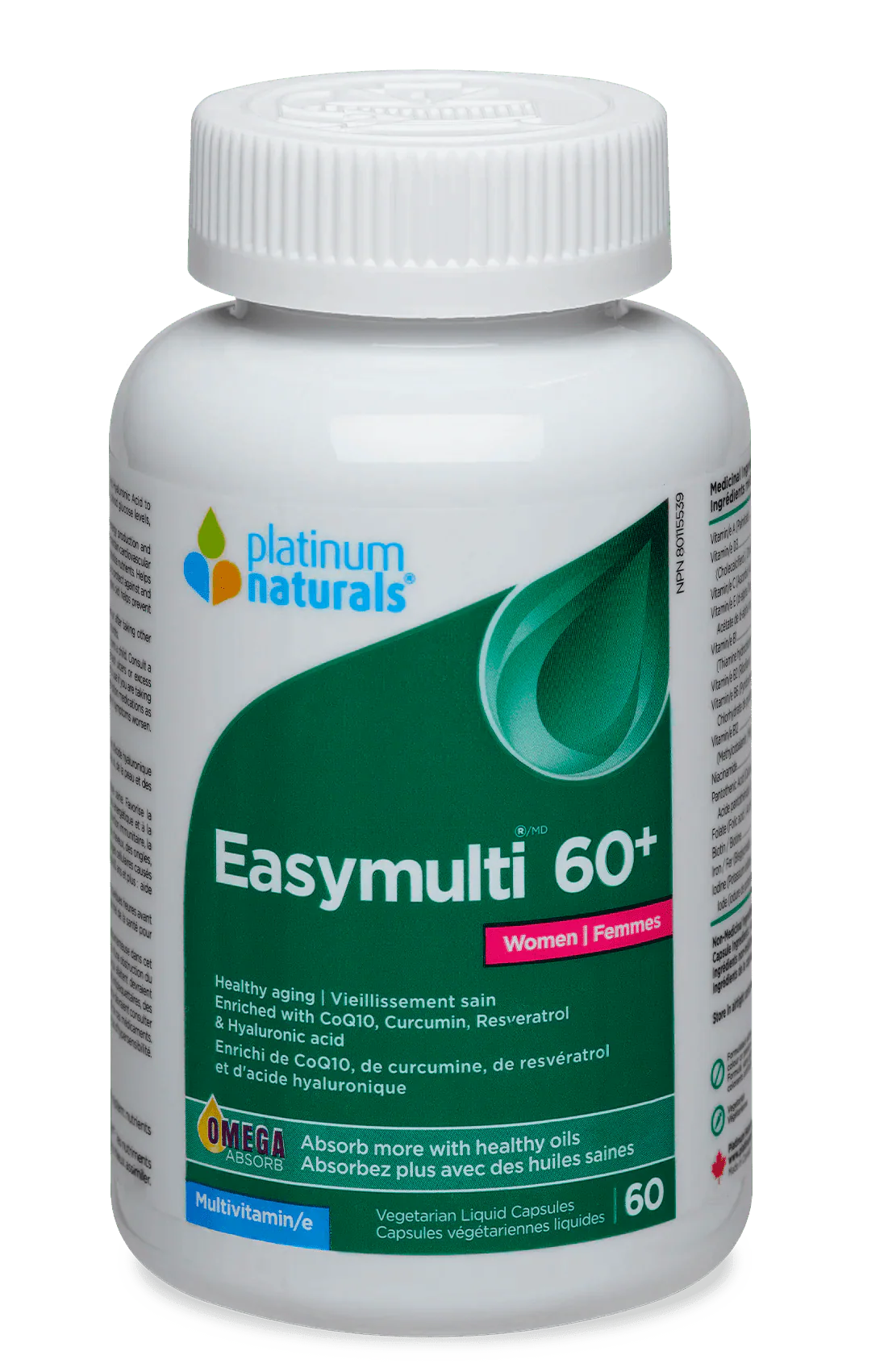 PLATINUM NATURALS EasyMulti 60+ for Women (60 caps)