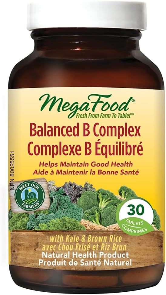 MEGAFOOD Balanced B Complex (30 Tablets)