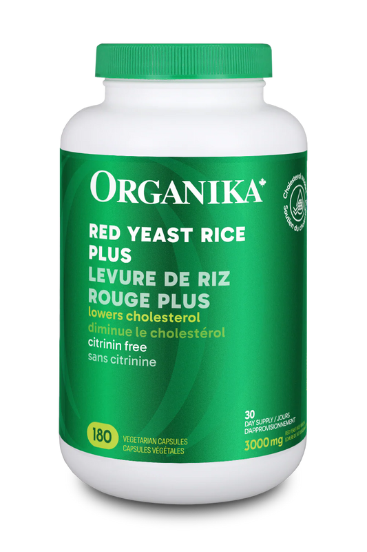 ORGANIKA Red Yeast Rice Plus 500mg (180 veg caps)
