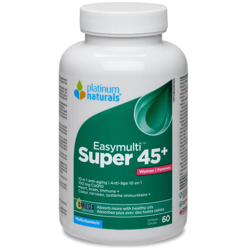 PLATINUM Super EasyMulti 45+ for Women (60 caps)