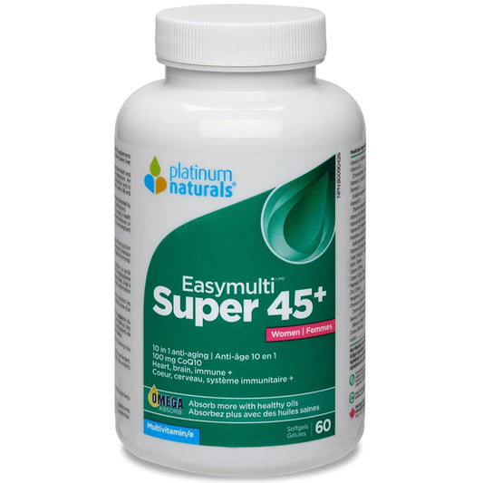 PLATINUM Super EasyMulti 45+ for Women (60 caps)