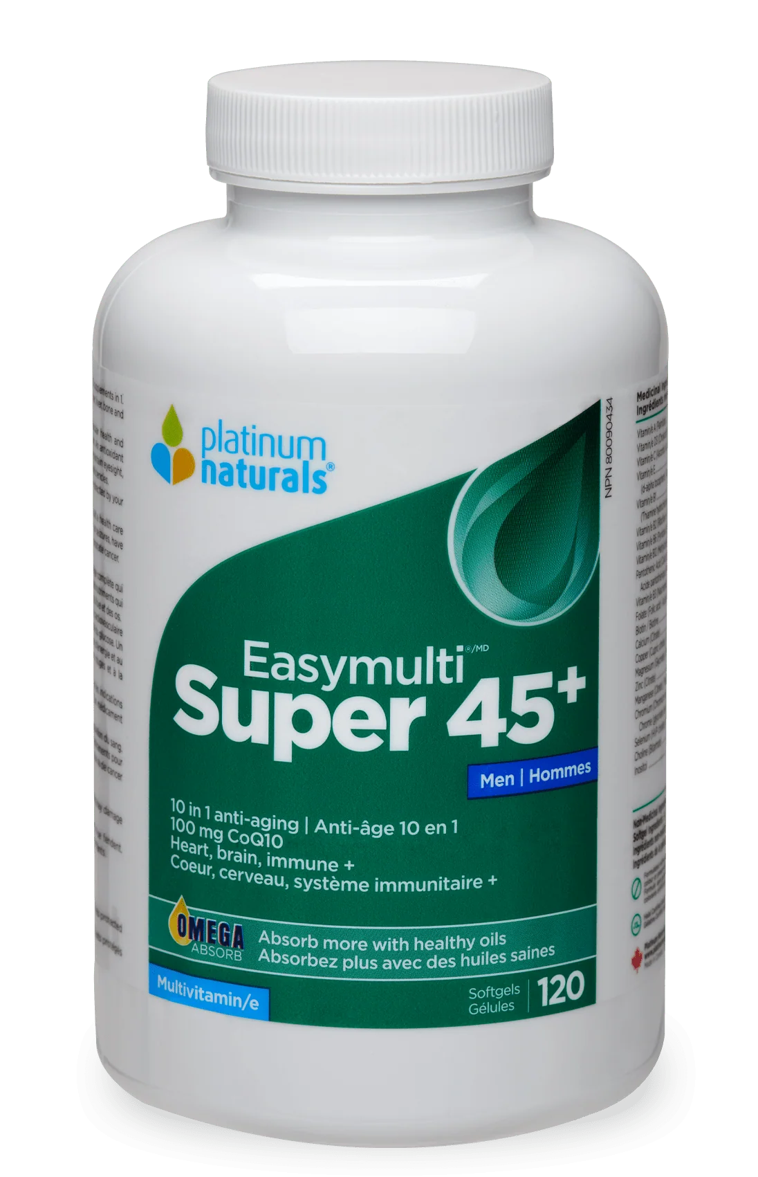 PLATINUM Super Easymulti 45+ For Men  (120 sgels)