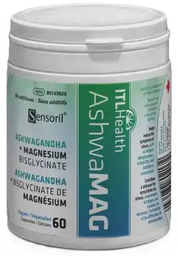ITL AshwaMAG Ashwagandha + Magnesium (60 Caps)