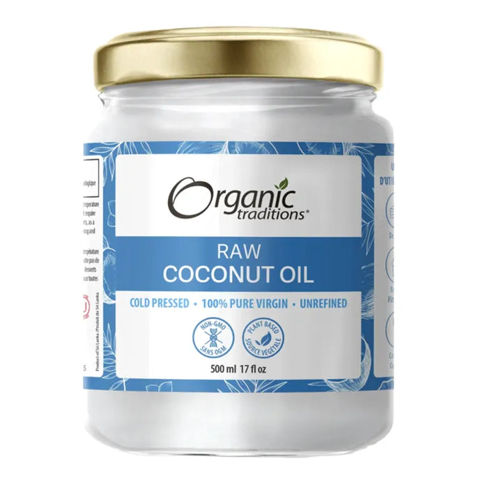 ORGANIC TRADITIONS Coconut Oil (500ml)