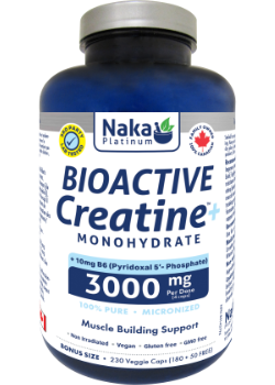 NAKA Bioactive Creatine Monohydrate With B6 (230 V-Caps)
