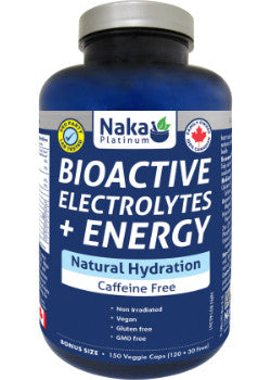 NAKA BioActive Electrolytes + Energy (150 vcaps)