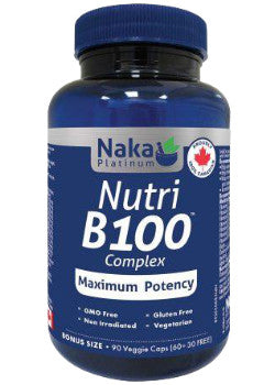 NAKA PLATINUM Nutri B100 Complex (90 Vcaps)