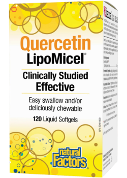 NATURAL FACTORS Quercetin Lipomicel (250 mg - 120 sgels)