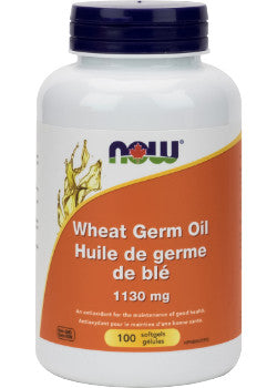 NOW Wheat Germ Oil 1130mg (100 softgels)