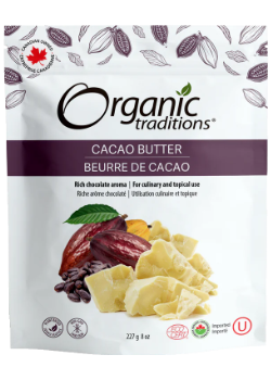 ORGANIC TRADITIONS Cacao Butter (227g)