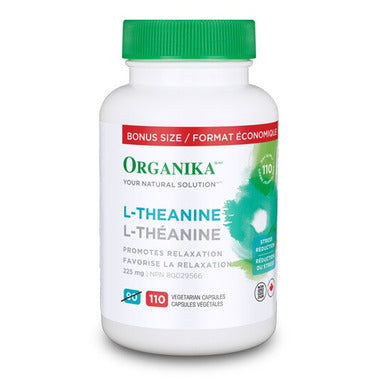 ORGANIKA L-Theanine 225 mg (BONUS SIZE - 110 V-Caps)