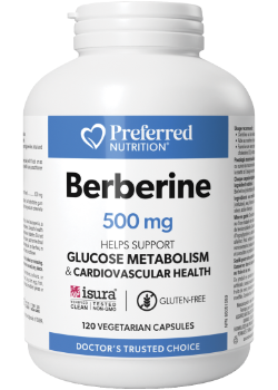 PREFERRED NUTRITION Berberine 500 mg (120 caps)