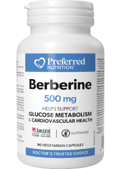 PREFERRED NUTRITION Berberine 500 mg (90 vcaps)