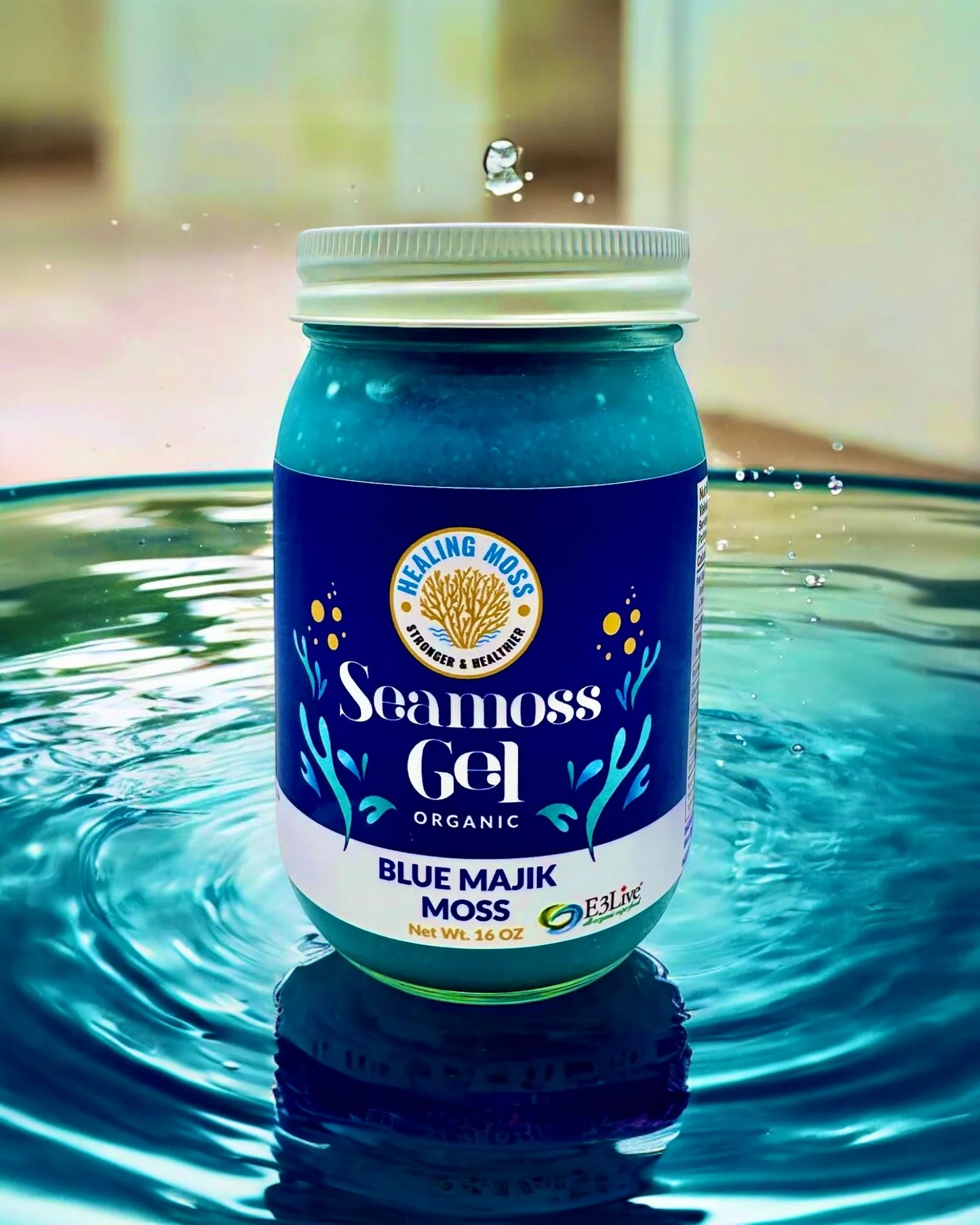 HEALING MOSS Sea Moss Gel - Blue Majik