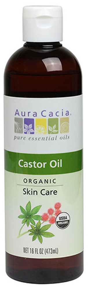 AURA CACIA Castor Oil - Organic  (118 ml)