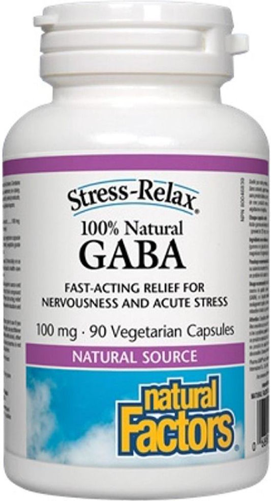 NATURAL FACTORS STRESS RELAX Gaba (100 mg - 90 caps)