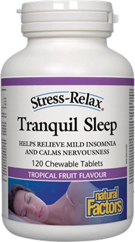 NATURAL FACTORS Tranquil Sleep (120 chews)