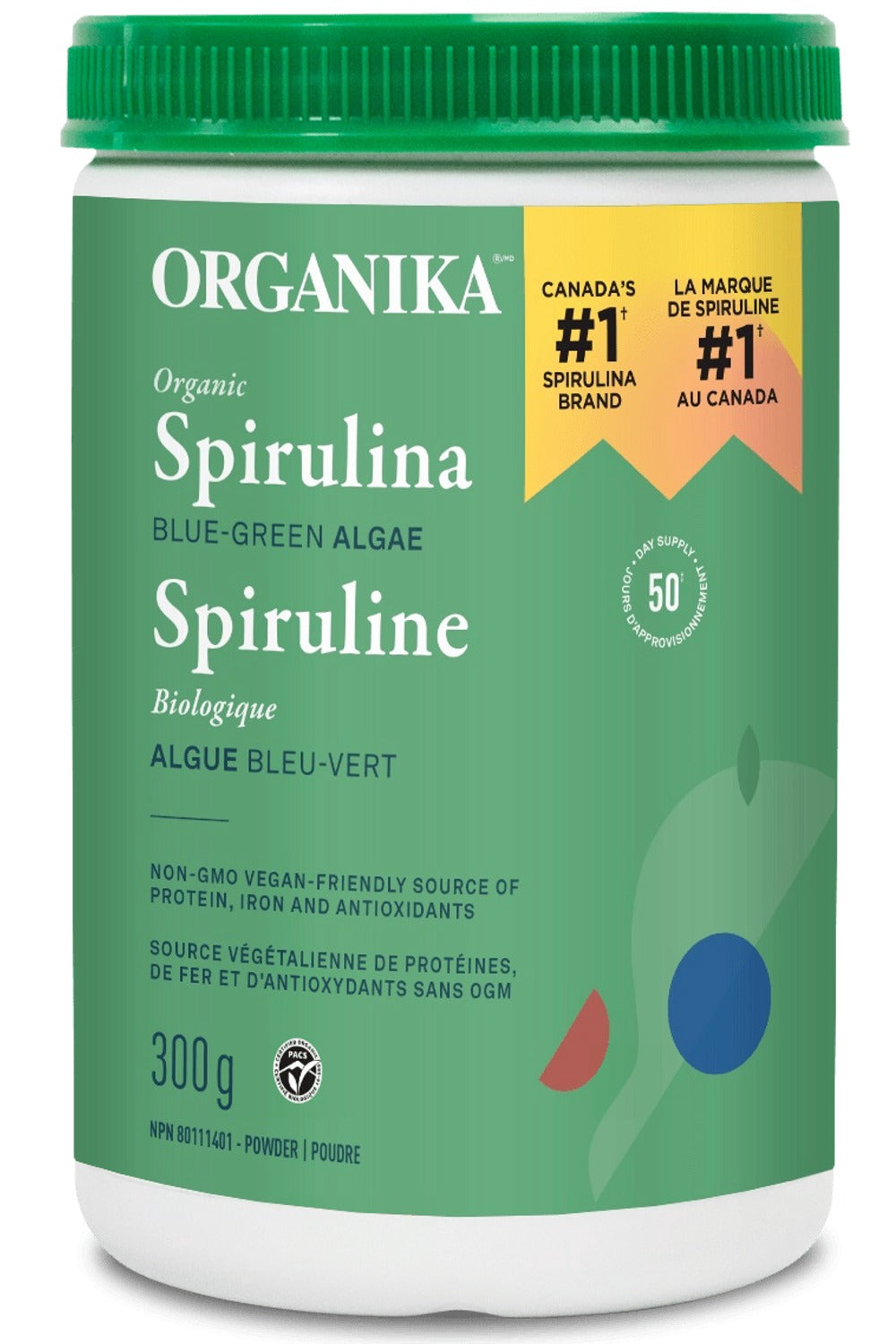ORGANIKA Spirulina (Organic Powder - 300 grams)