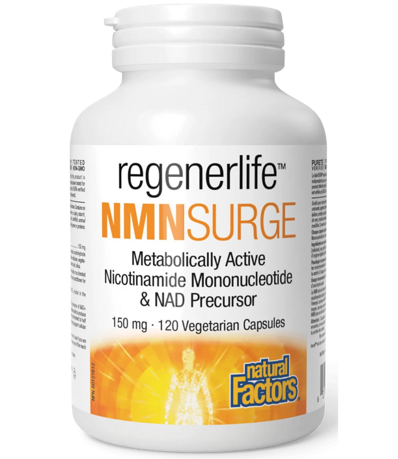 NATURAL FACTORS regenerlife NMNSurge 150 mg (120 vcaps)