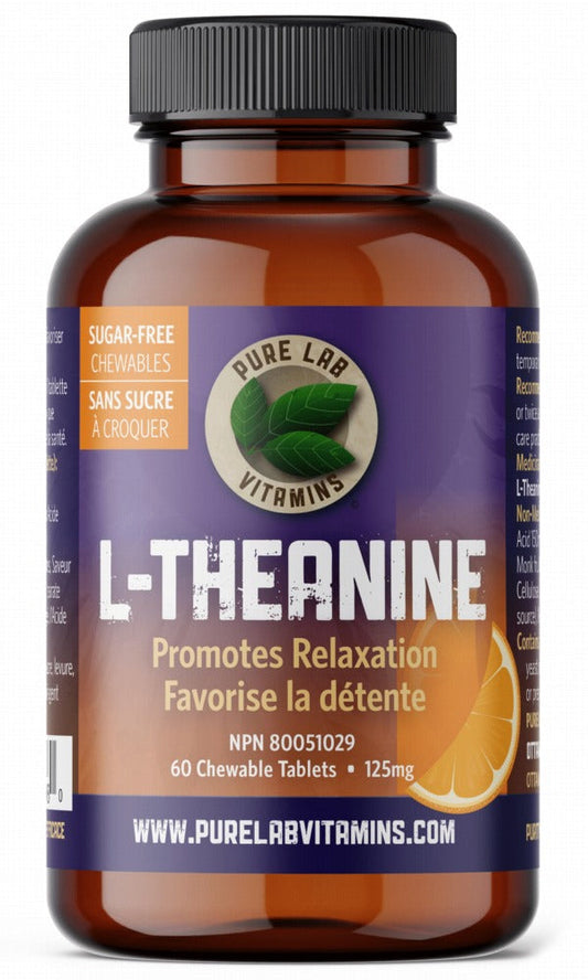 PURE LAB L-Theanine (125 mg - 60 chewable)
