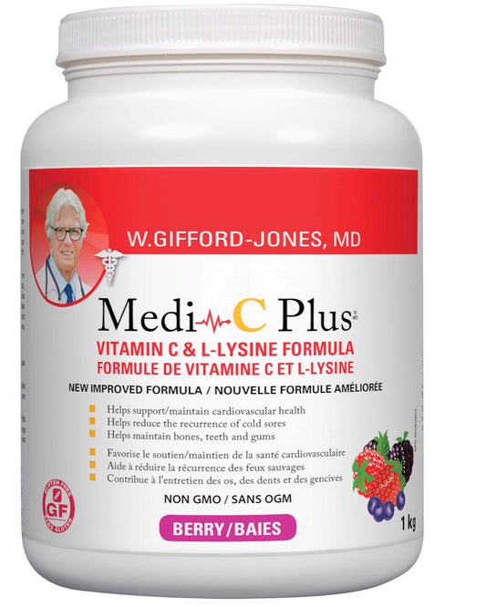 W. GIFFORD-JONES Medi C Plus Berry w/ Magnesium (Powder 1 kg)
