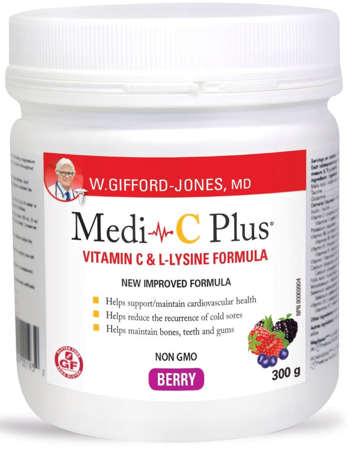 W.GIFFORD-JONES Medi C Plus w/ Calcium (Berry - 300 g)