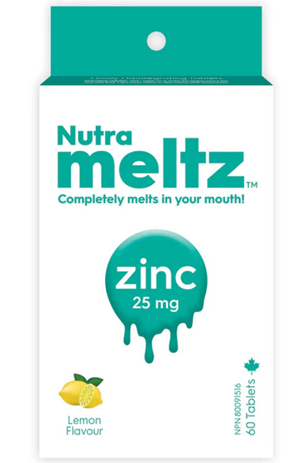 NUTRAMELTZ ZINC 25 mg  (60 Melts)