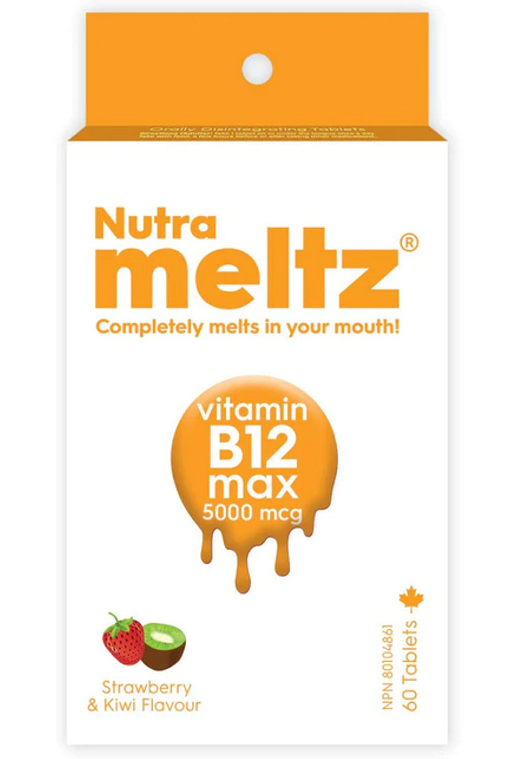 NUTRAMELTZ Vitamin B12 5000 mcg (60 Melts)
