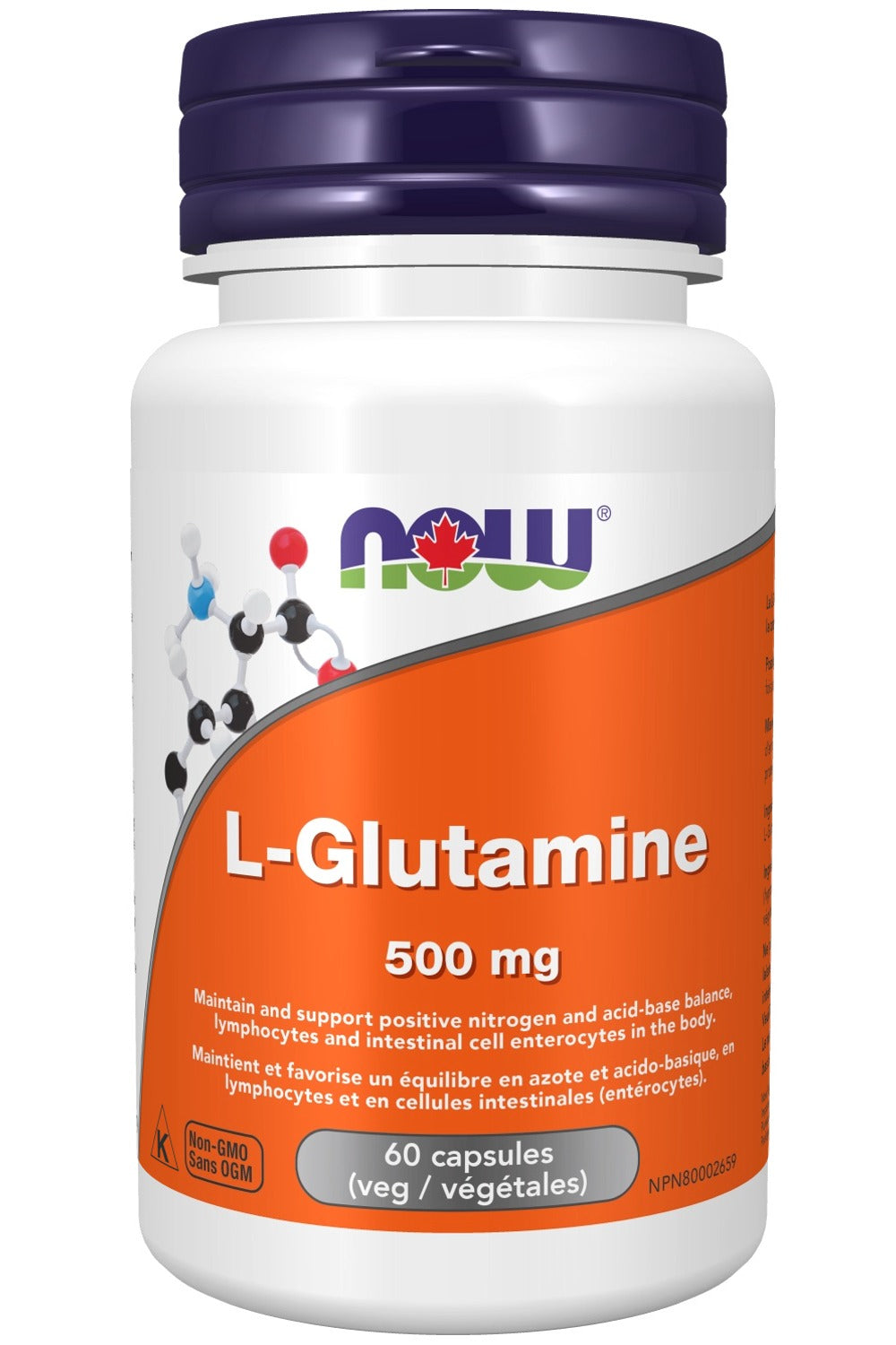 NOW L-Glutamine (500 mg - 60 vcaps)