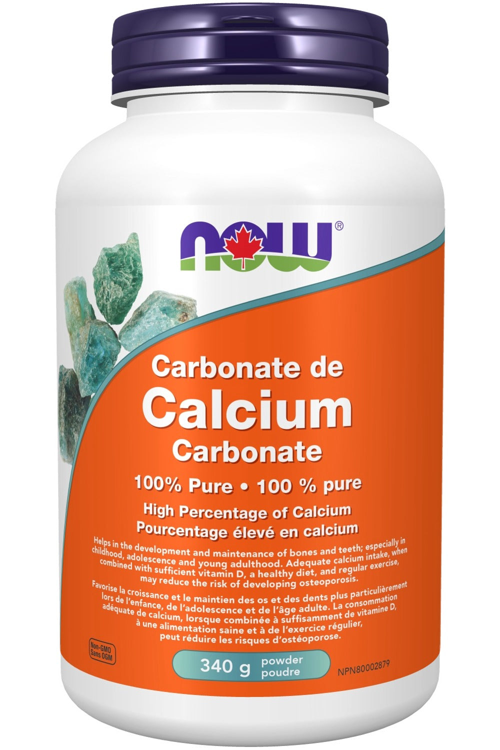 NOW Calcium Carbonate (Pwd 340 grams)