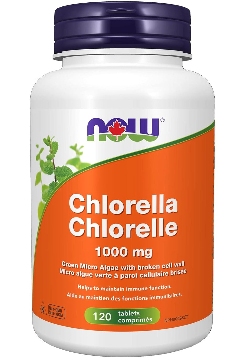 NOW Chlorella - Broken Cell Wall (1000 mg - 120 tablets)