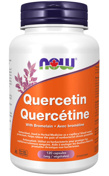 NOW Quercetin with Bromelain (120 vcaps)