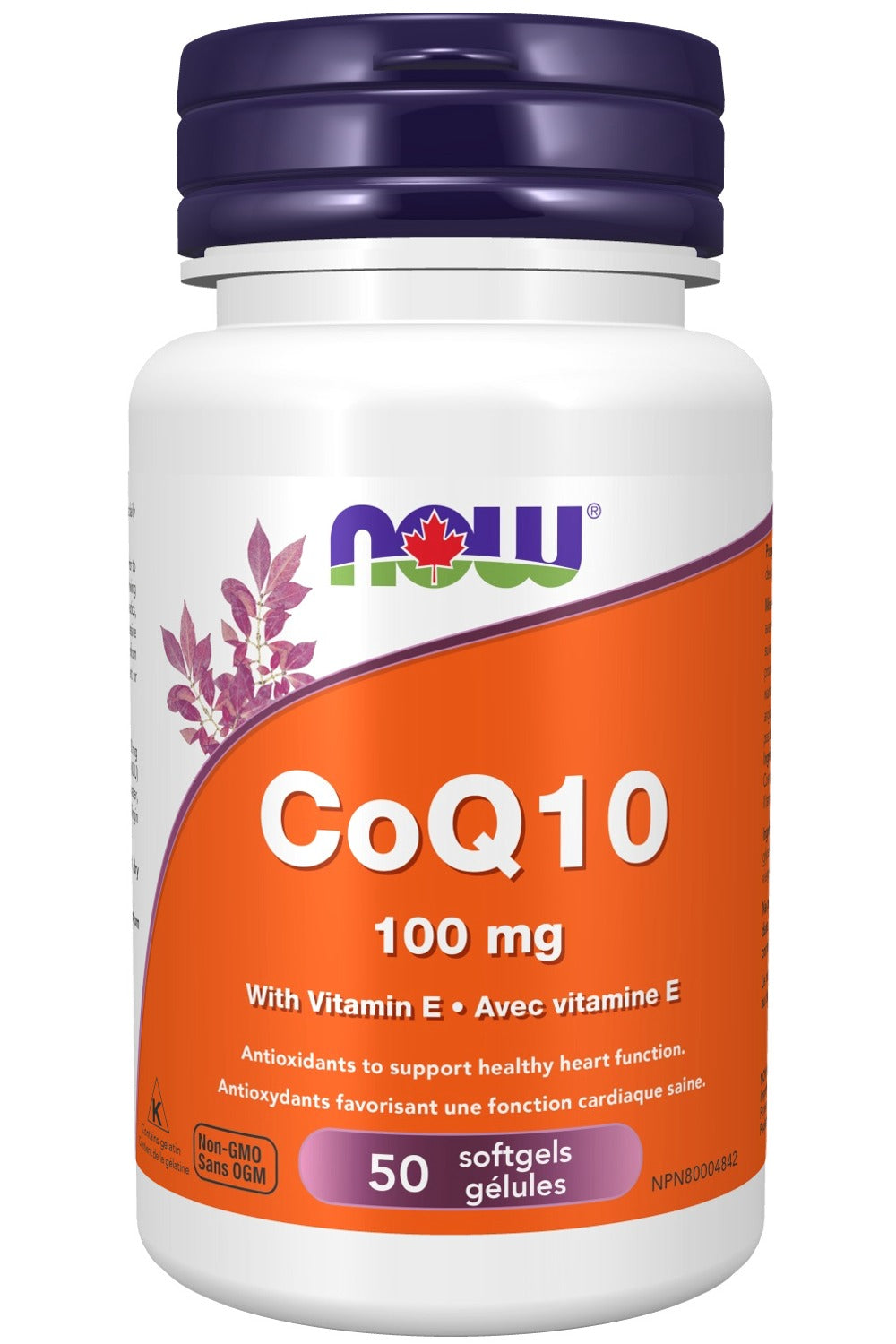 NOW CoQ10 with Vitamin E (100 mg - 50 sgels)