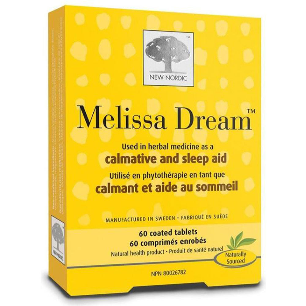 NEW NORDIC Melissa Dream (Sleep and Stress - 60 Tabs)