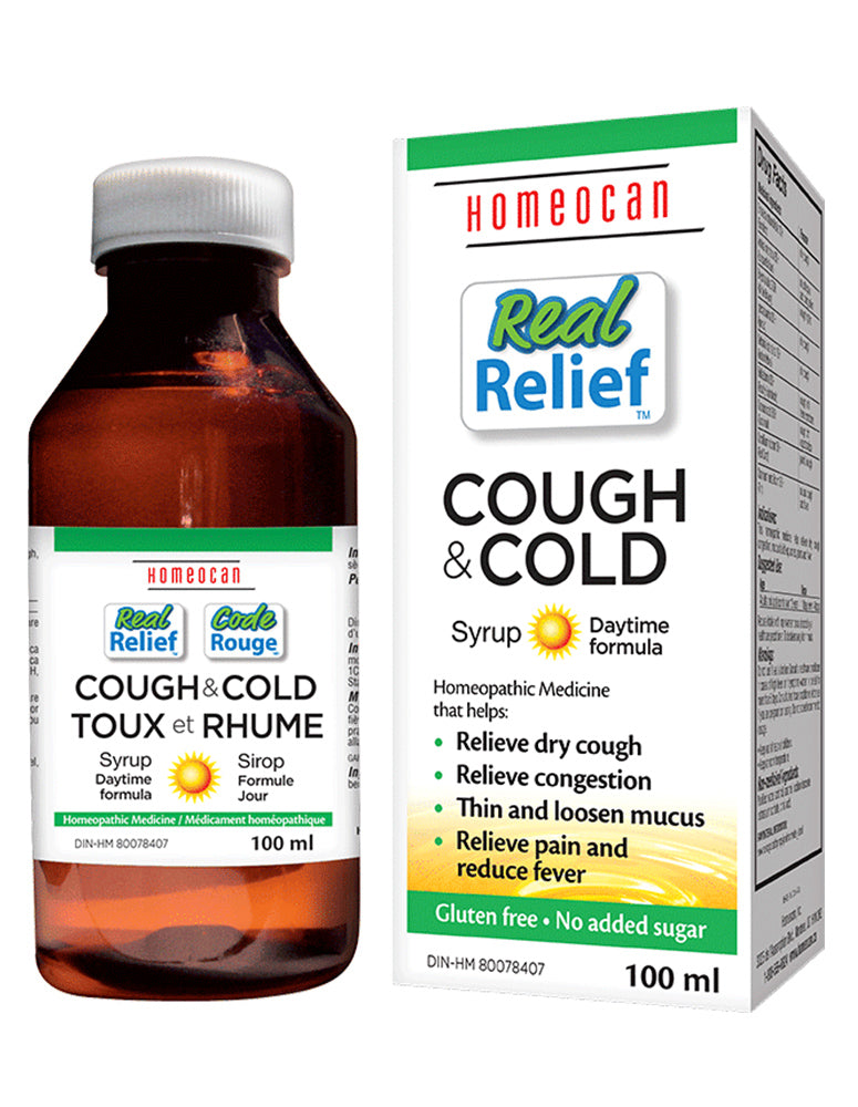 HOMEOCAN Real Relief Cough & Cold Daytime  (250 ml)