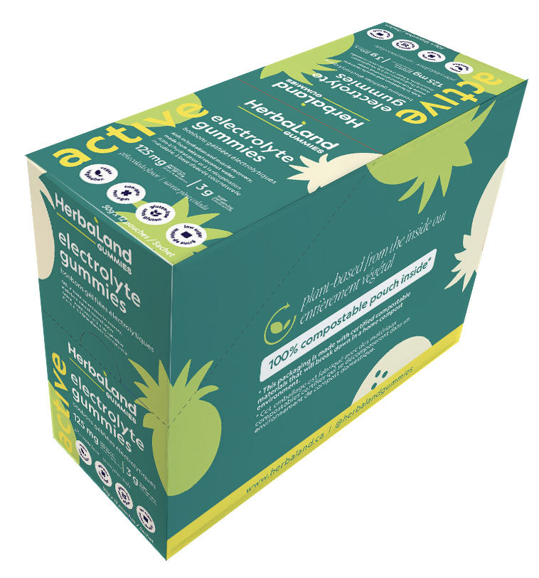 HERBALAND Electrolyte Gummies Pina Colada (Box 12 x 50 gr)