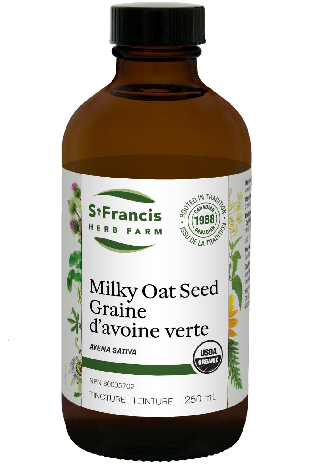 ST FRANCIS HERB FARM Milky Oat Seed (250 ml)
