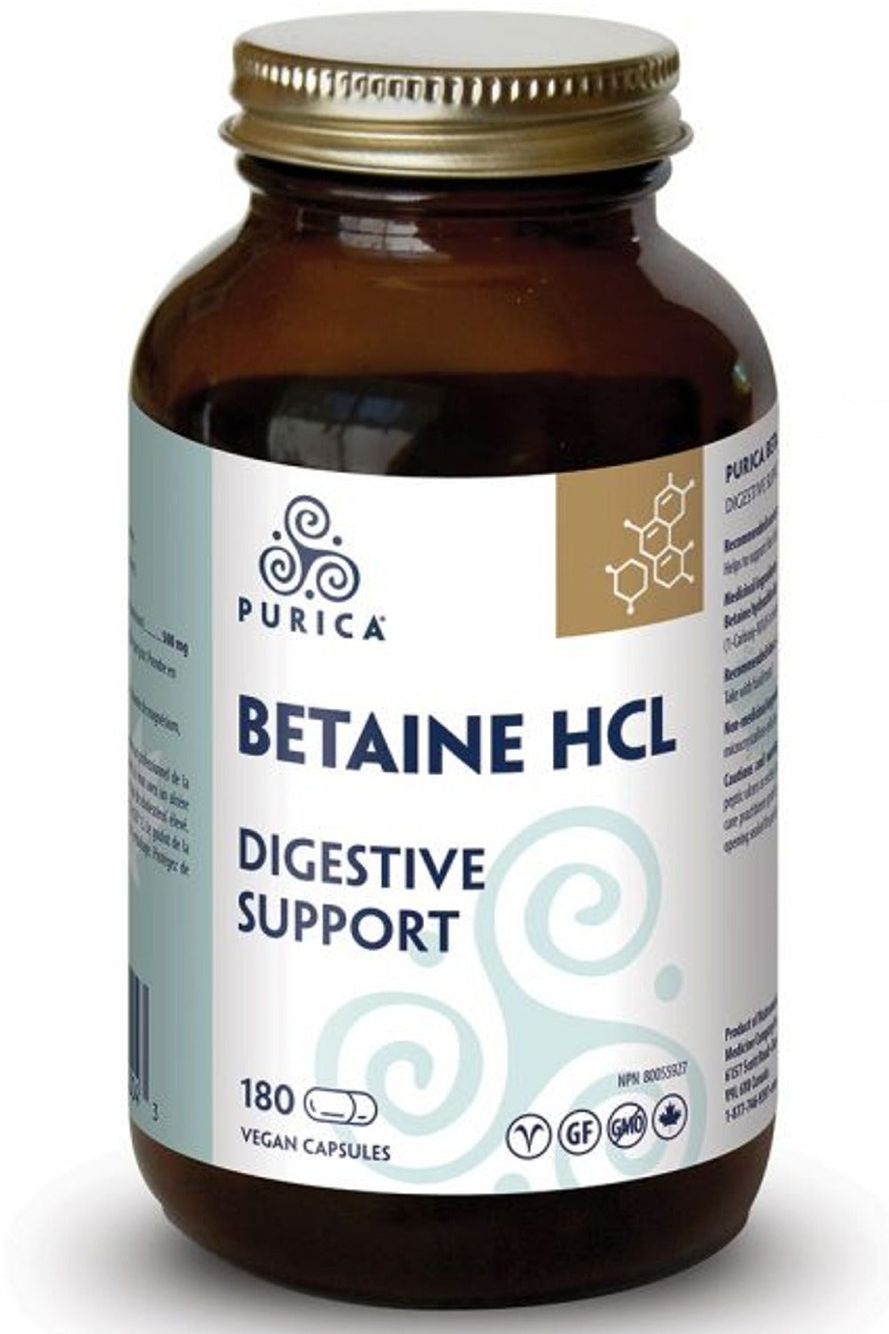PURICA Betaine HCL (180 v-caps)